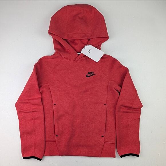 Nike Other - Nike Red Tech Fleece Hoodie - Youth XS